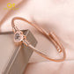 Heart Engraved Pet Picture Bangle SB450