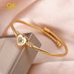 Heart Engraved Pet Picture Bangle SB450