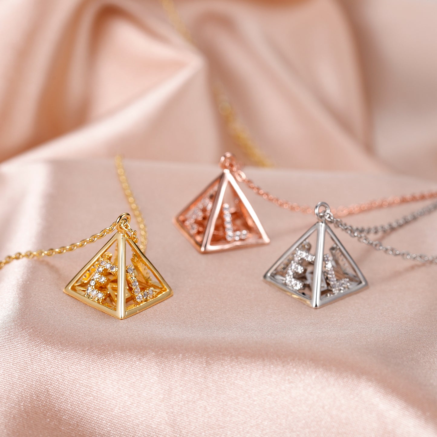 Egyptian Pyramid letter Pendant QN517