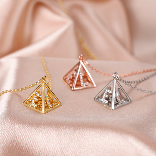 Egyptian Pyramid letter Pendant QN517