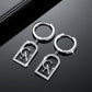 Gold Iced Out Name Earrings QE503