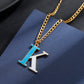 Blue And White Two-Tone Necklace QN599