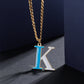 Blue And White Two-Tone Necklace QN599