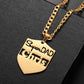 18K Gold Plating Nameplate   Jewelry  QN304