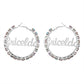 Fancy Color Diamond Round Name Earrings QE398