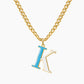 Blue And White Two-Tone Necklace QN599