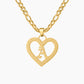 Heart Initial Letter Pendant SN582