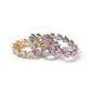 Hip Hop Heart Zircon Ring QR2051
