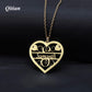 Vintage Name Heart Necklace