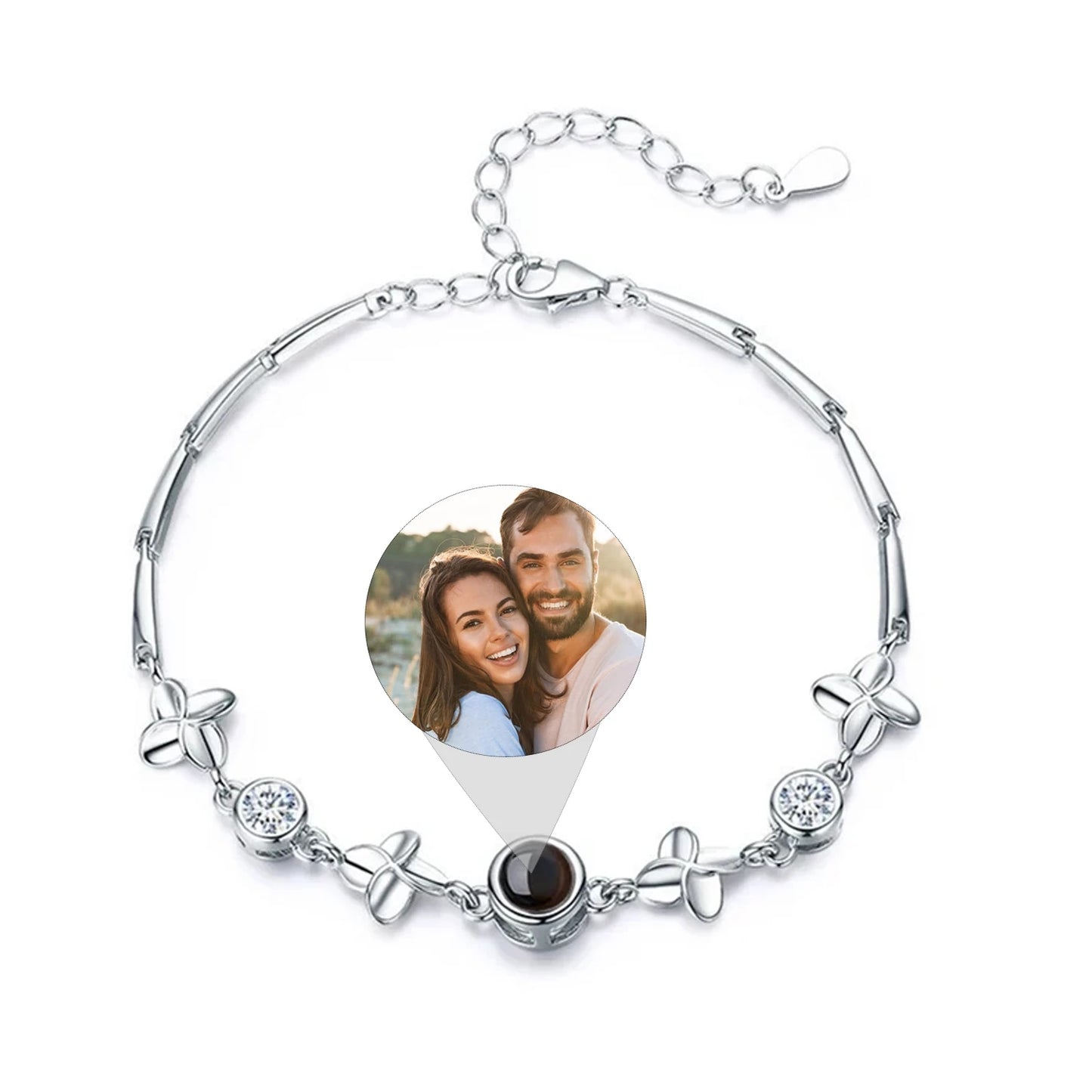 Projection Photo Diamond Bracelet TY005