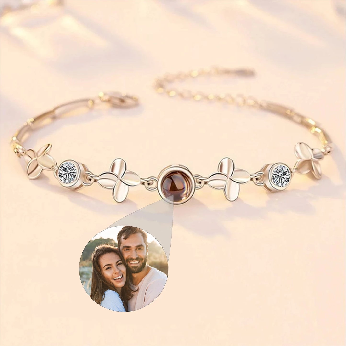 Projection Photo Diamond Bracelet TY005