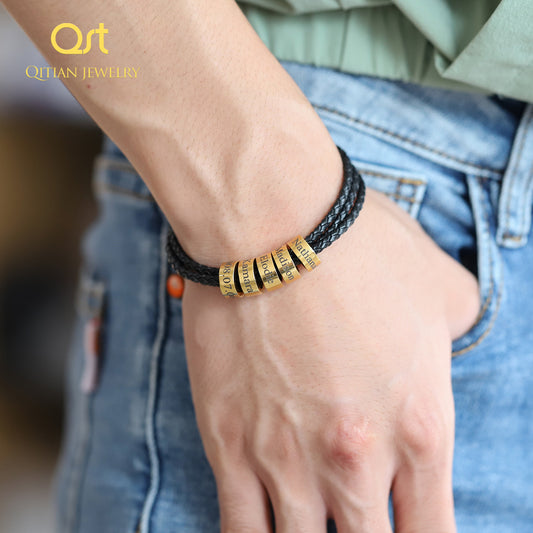 Leather Charm Bracelets