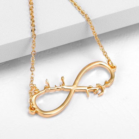 Bracelet Nom Arabe Boucle Infinie