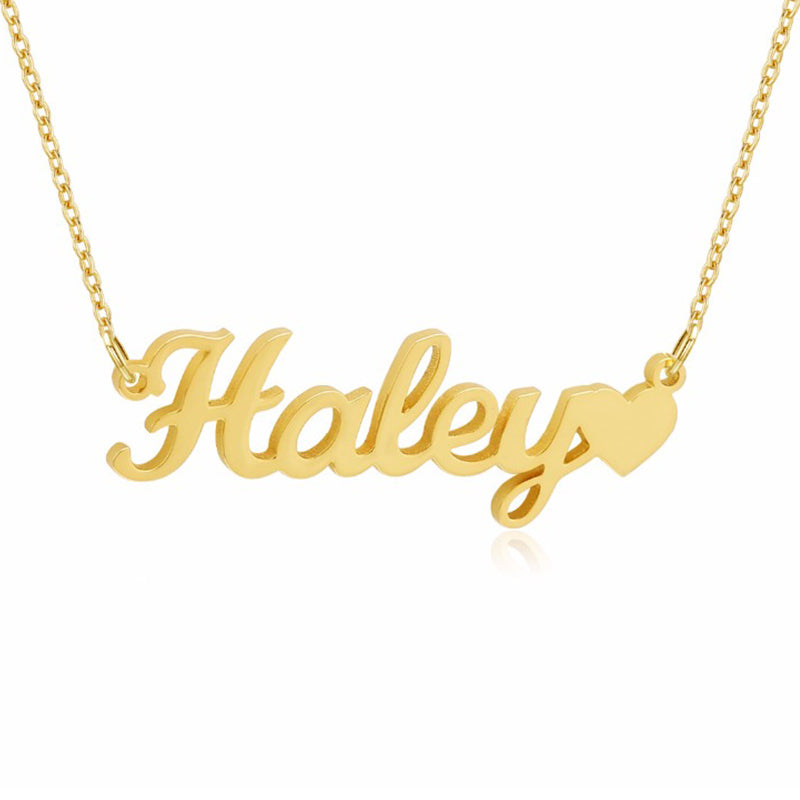 Love Suffix Name Necklace QN072
