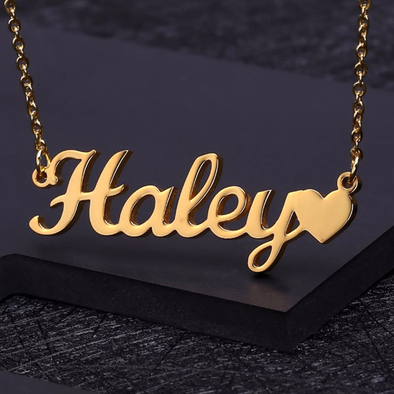 Love Suffix Name Necklace QN072
