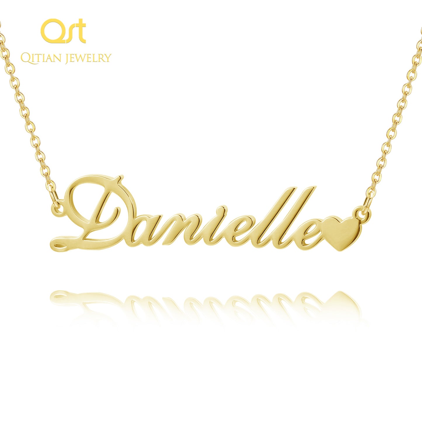 Love Suffix Name Necklace QN072