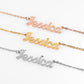 Frosted Name Necklace