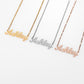 Frosted Name Necklace