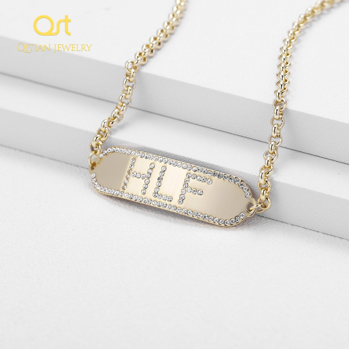 Hip Hop Men's Custom Name Iced Out Bracelet
