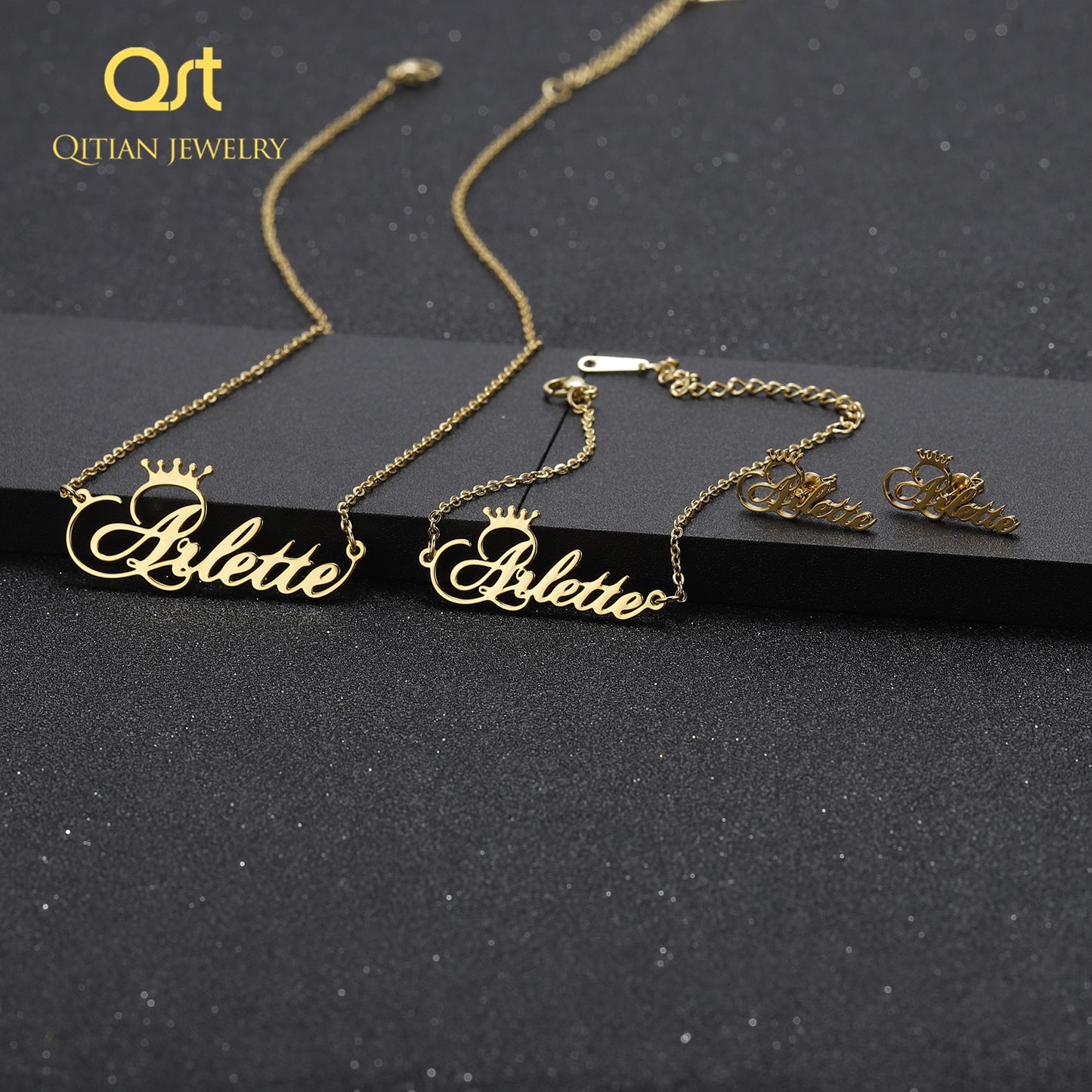 Customized Stainless Steel Name Necklaces QN710