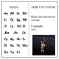 Vertical English Nameplate Necklace QN086