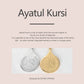 Islamic Calligraphy Drop-Shaped Necklace SN254