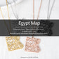 Map Necklace Calligraphy Arabic SN264-5