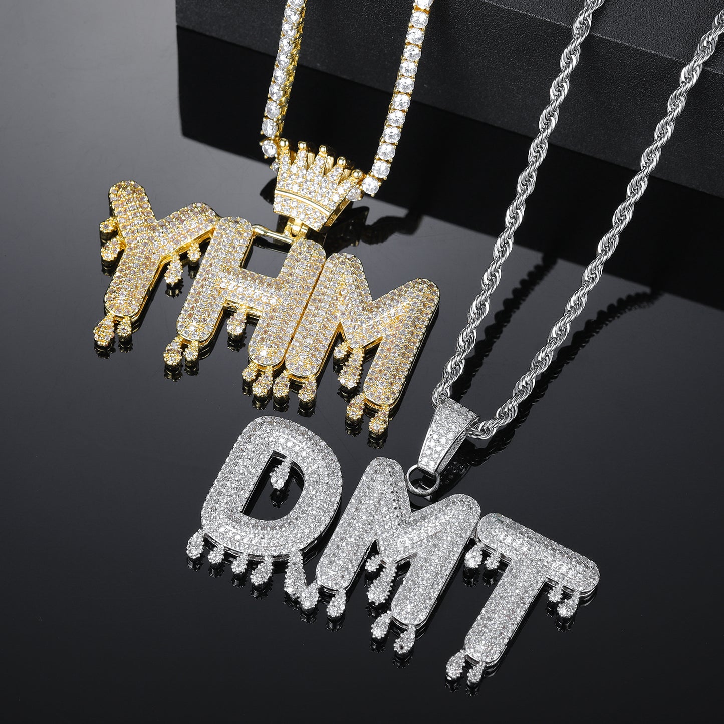 Zirkoon Hip Hop Schmuck QN20963 