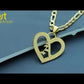 Heart Initial Letter Pendant SN582