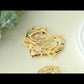 Heart Bamboo Name Earrings QE678
