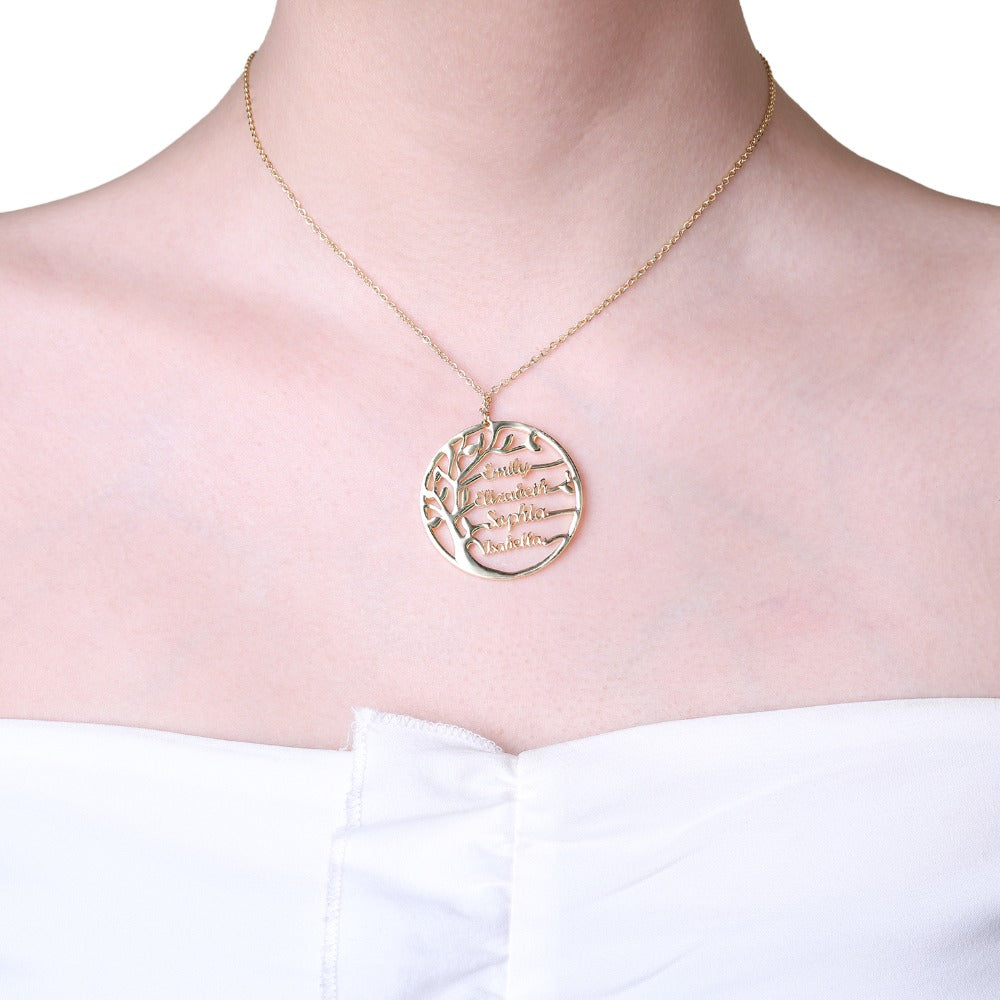 Family Tree Necklace For Women